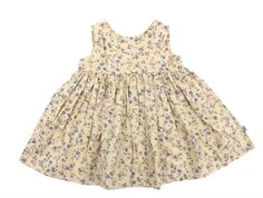 Wheat kjole Pinafore alabaster flowers